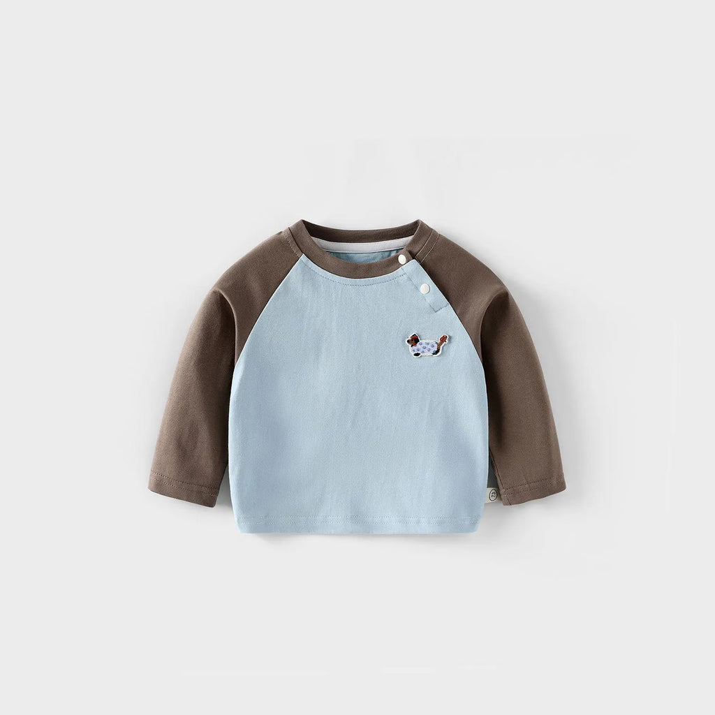 2025 Fall New Toddler Kids Pants Cotton Cartoon Embroidered Harem Pants Baby Boy Casual Striped Denim Baggy Trousers