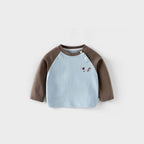 2025 Fall New Toddler Kids Pants Cotton Cartoon Embroidered Harem Pants Baby Boy Casual Striped Denim Baggy Trousers