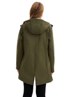 Waterproof Autumn Women's Mountaineering Coat Solid Big Pockets Hooded Loosse Female's Jacket Windproof Thermal outwear For Lady