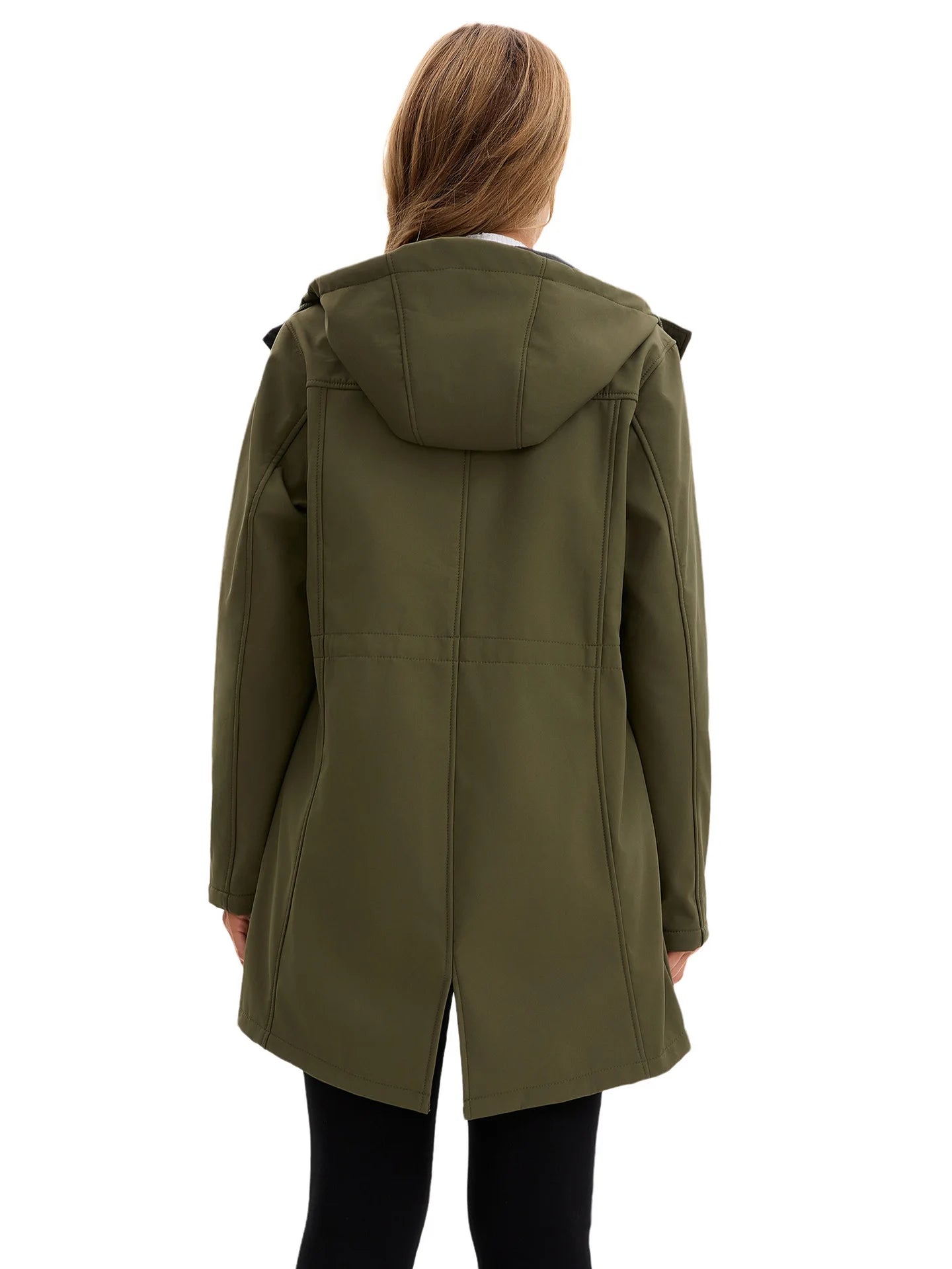 Waterproof Autumn Women's Mountaineering Coat Solid Big Pockets Hooded Loosse Female's Jacket Windproof Thermal outwear For Lady