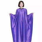 Custom Logo Water Repellent Adjustable Metal Button Hair Salon Work Hair Salon Hair Dressing Capes