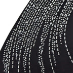 Women's Glittery Rhinestones Gymnastics Jumpsuit Sheer Mesh Patchwork Mock Neck Long Sleeve Dance Rompers One-piece Bodysuit