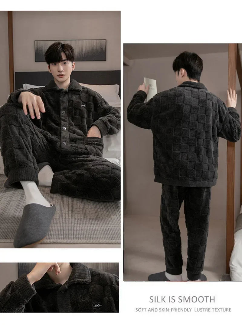 Autumn/Winter Men's Pajamas: