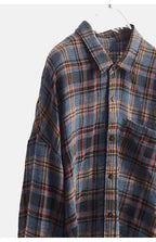 High-Quality Custom-Made Fabrics, Very Limited Quantity ~ Women's Plaid Long-Sleeve Shirt with Polo Collar, Casual Slim-Fit Loose Top, New Autumn 2025 Model