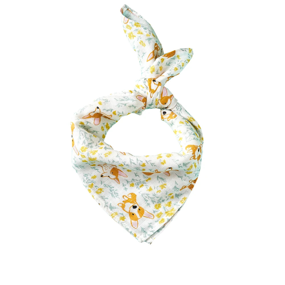 Kangobaby #My Soft Life# New 5pcs Pack Multi-Functional Bamboo Cotton Newborn Muslin Bib Antibacterial Baby Burp Cloth Set