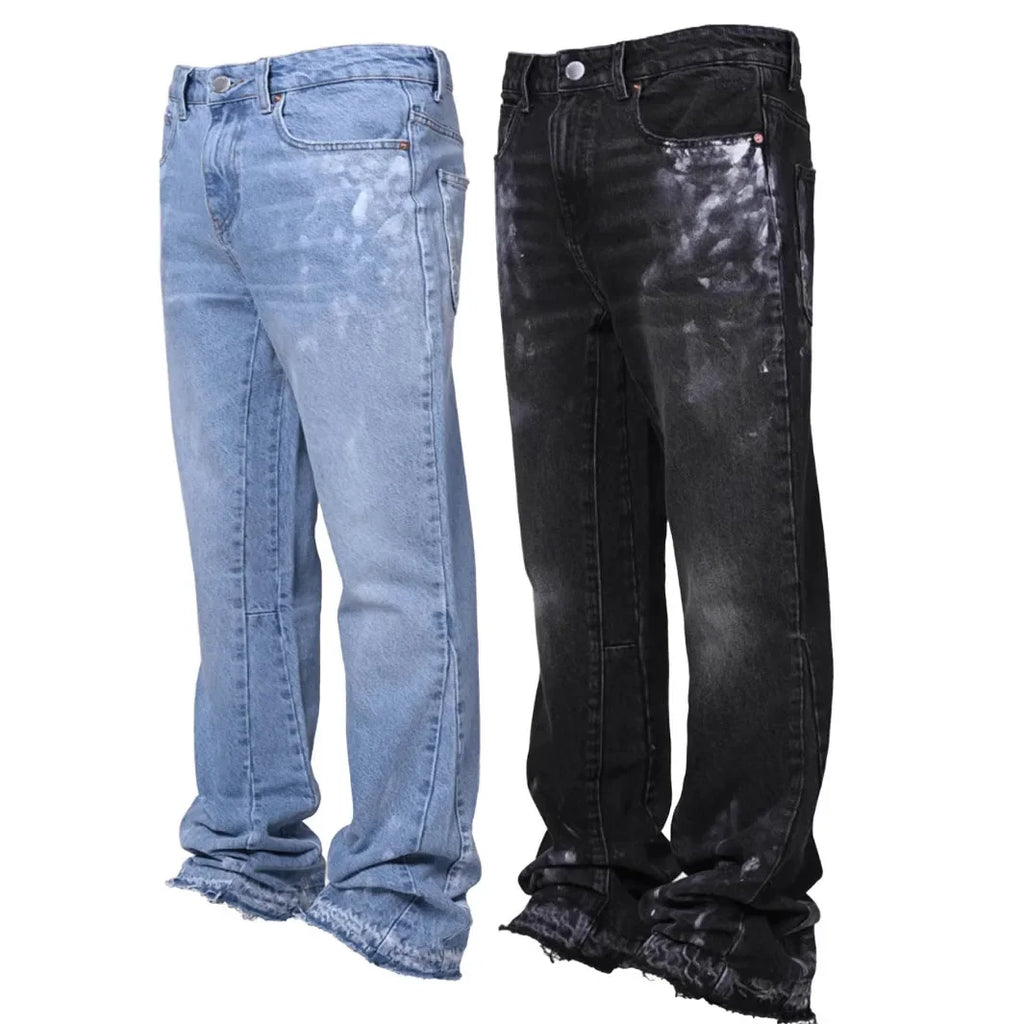 Jeans Men Denim Pant Vintage Straight Pants