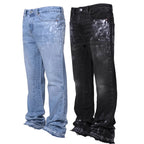 Jeans Men Denim Pant Vintage Straight Pants