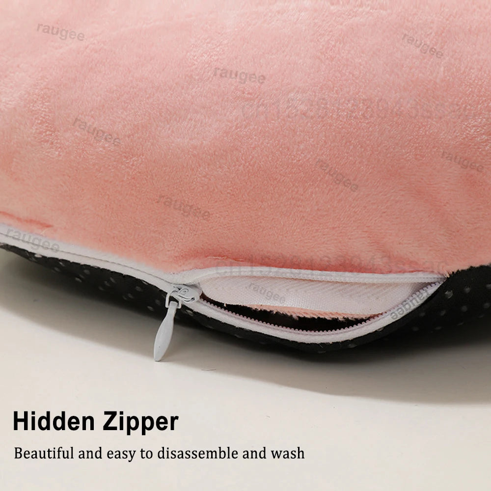 Foot Warmer USB Foot Heater Foot Thermal Heating Pad Electric Winter Hot Feet Heat Bag Portable Soft Plush Foot Warmer for Home