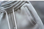 Men's Pants - Solid Color Casual Pants, Sweatpants