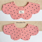 [2] Baby double-sided saliva towel ins K-style New arrival baby cotton bib Easiest for match double-sided saliva pocket bib