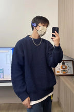 Man Clothes Red Coat Jacket Knitted Sweaters