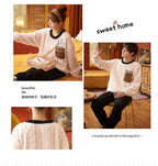 Couples Pajamas Women Men Winter Thicken Pyjamas Sleepwear