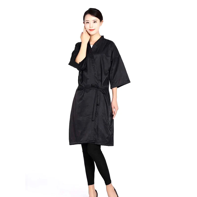 Lightweight Salon Client Gown Hair Cutting Smock Robe Cape for Professional Stylists Hairdressing Salon Smock