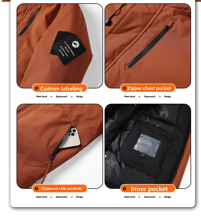 Men's Hiking Jacket  Mountain Climbing Coat