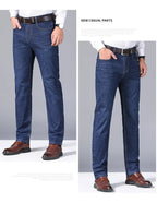 New Men Classic Jeans  Denim Overalls Mens Pants Size 32-38