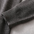 Men Sweater 85% Mulberry Silk 15% Cashmere Solid Colors Crew Neck everyday Long Sleeve Pullover Warm Top Shirt L XL XXL LY047
