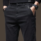Fall High-End Casual Pants Men's Wear-Resistant Versatile Busin West Pants Trendy Loose Straight Long Pants for Men