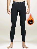 Warm Pants For Men With Plush And Thickened Autumn And Winter High Elasticity,