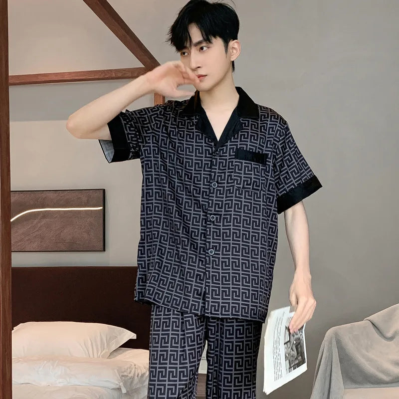 Pajamas Men Spring Summer