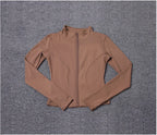 Women Sport Jacket Long Sleeve Shirt Workout Coat Gym Training Clothing Yoga Sportswear