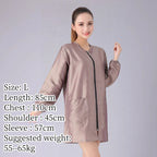 Hair Salon Work Clothes Pet Grooming Uniforms Long Sleeve Beauty Salon Smock Barber Shop Hairdresser Robe Anti Hair Gown Y1206