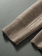 Men's Sweater Pullover Autumn Winter Sweater Warm Clothing 100% Cashmere Business Long Sleeve Classic Quality Mock Neck Knit Top
