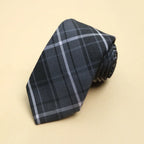Cotton Plaid Ties For Men Women Casual Wine Red Stripe Necktie For Wedding Party Boys Girls SuitsTie Skinny  Necktie Gravatas
