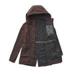 Waterproof Autumn Women's Mountaineering Coat Solid Big Pockets Hooded Loosse Female's Jacket Windproof Thermal outwear For Lady