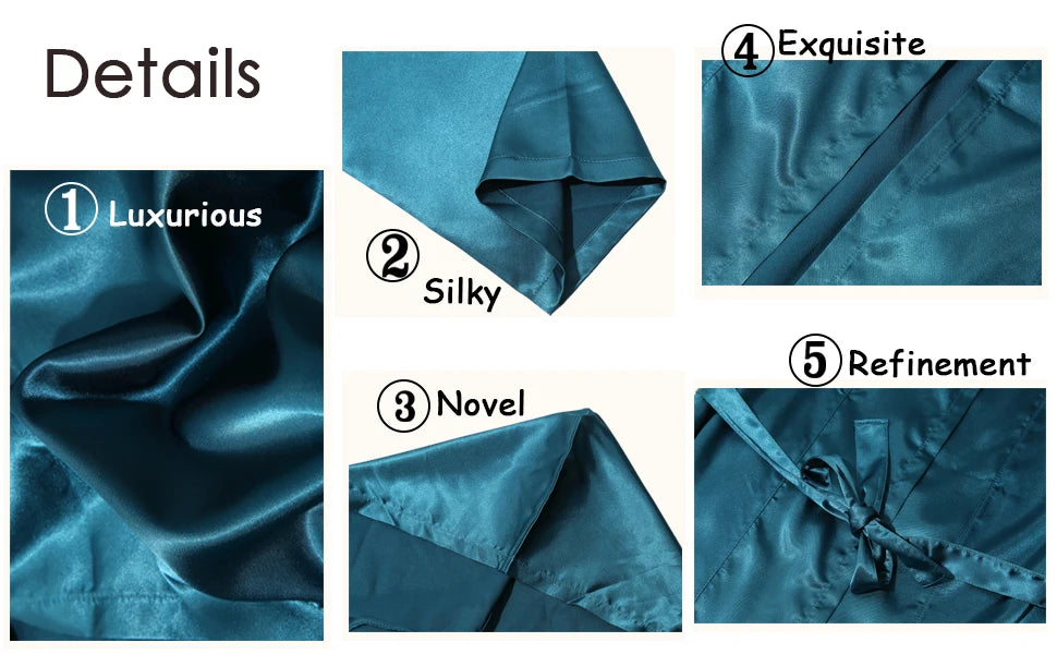 Mens Hooded Bath Robe Short Sleeve House Robe Satin Silk Lounge Bathrobes with Belt Men's Pajamas Homme Kimono Robes Sleepwear