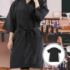Salon Client Gown Robes Cape Suits For Women Profession Hair Cutting Smock for Client Kimono Style Hairdressing cloth universal