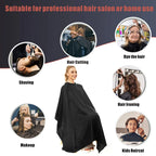 Black Hair Cutting Salon Barber Capes Hairdressing Cape 1Pcs Big Size Cover For Hair Salon Beauty Hairdressing Tools