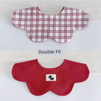 [2] Baby double-sided saliva towel ins K-style New arrival baby cotton bib Easiest for match double-sided saliva pocket bib