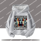 Boy's sports shirt -interesting Italian brain rot Tung Tungtung Sahur children's hooded shirt                h cartoon print-fall/winter top