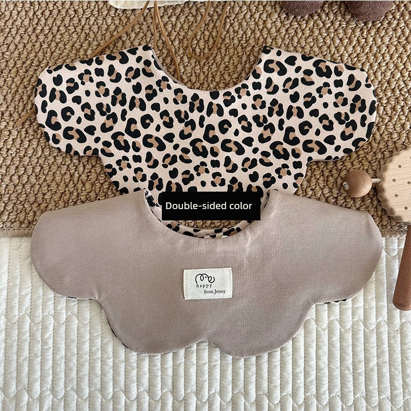 [2] Baby double-sided saliva towel ins K-style New arrival baby cotton bib Easiest for match double-sided saliva pocket bib
