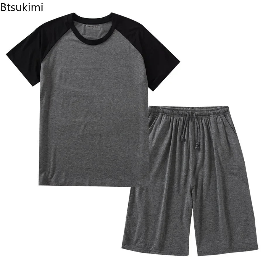 2025 Men's Summer Modal Pajama Sets