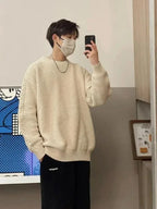 Man Clothes Red Coat Jacket Knitted Sweaters