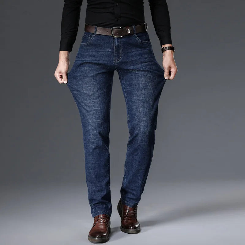 JEAN New Business Men's Jeans Casual Straight Stretch