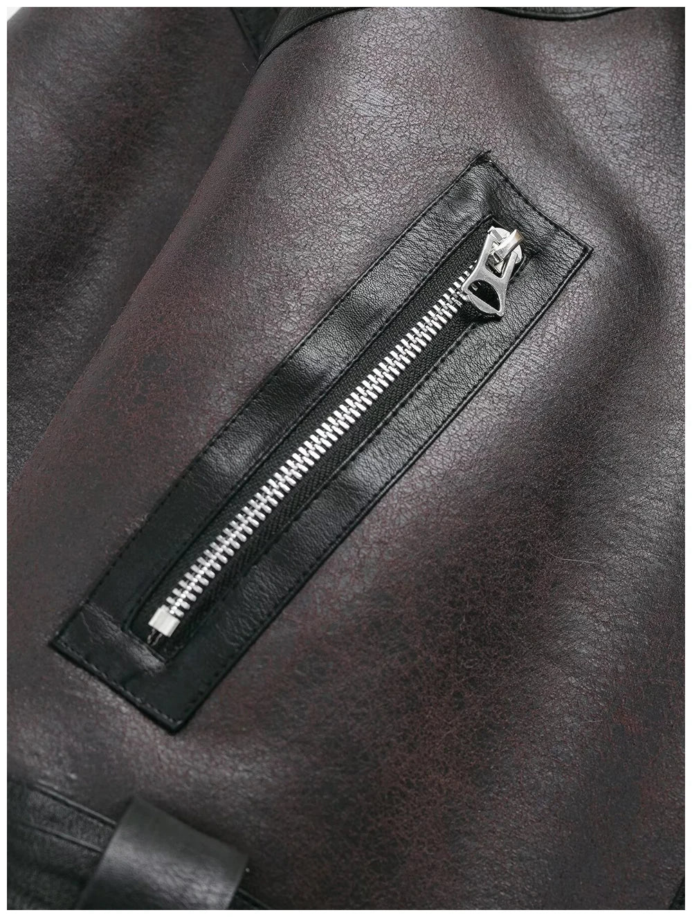 Womens Short Jacket With Leather And Plush Patchwork Belted Waist Zipper Pockets Retro Cool Commuter Jacket Woman Clothes Tops
