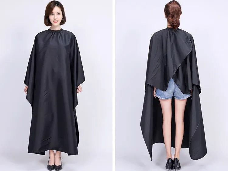 Custom Logo Water Repellent Adjustable Metal Button Hair Salon Work Hair Salon Hair Dressing Capes