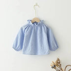 Spring Baby Girl Tshirt Cotton Floral Long Sleeve Infant Top Toddler Girl Clothing