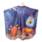 Salon Kids Hairdressing Cape Hairdresser Cartoon Pattern Haircut Styling Gown Barber Shop Household Child Hair Cut Cape Apron
