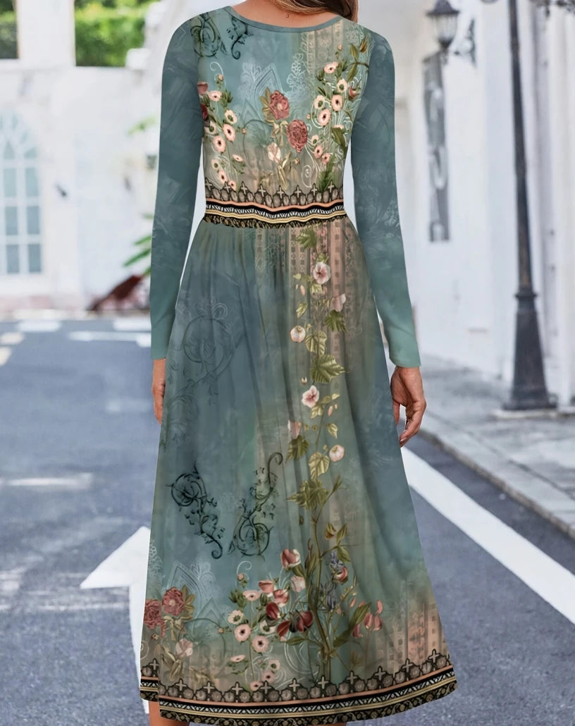 Fashion Elegant Women Dress Loose Casual Dress Women Dress New Temperament