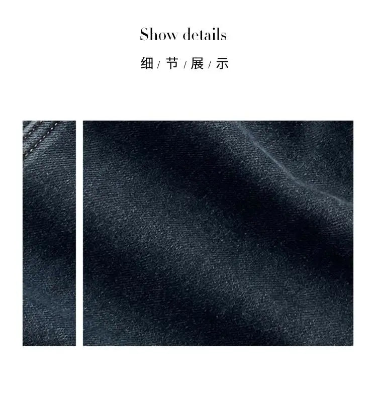 2-12Y Childrens Boys Denim Pants One-piece Fleece Thickened Autumn Winter Casual Kids Baby Boys Pants Toddler Boys Warm Jeans