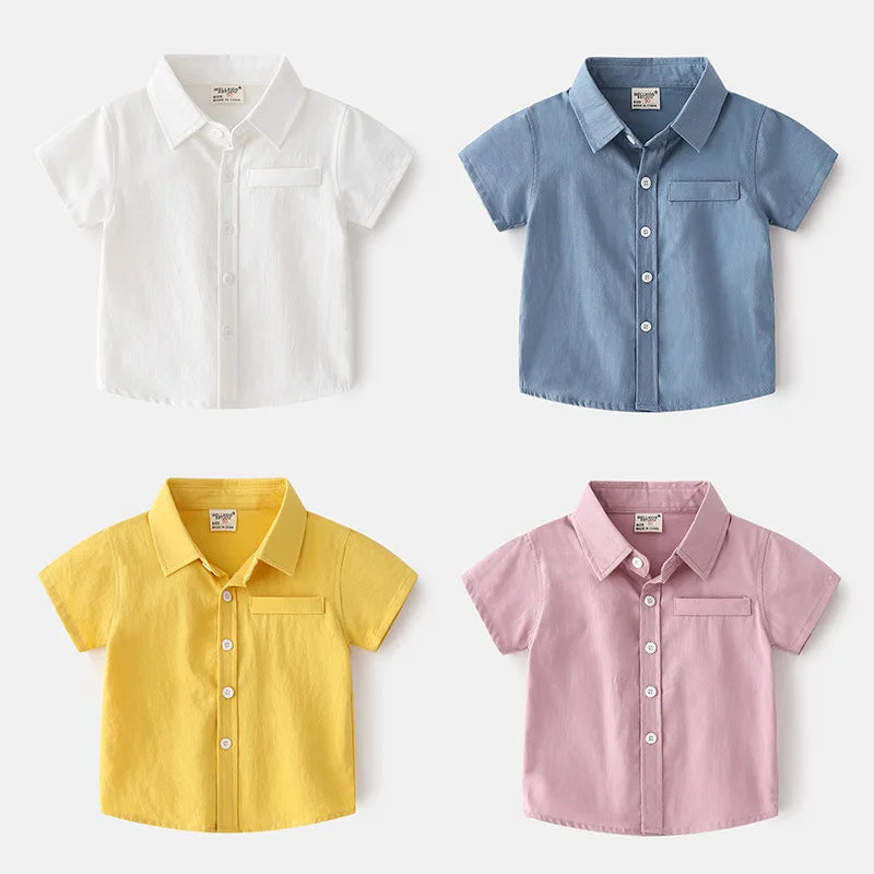 Boy Summer Casual Breathable Multi-color Shirt