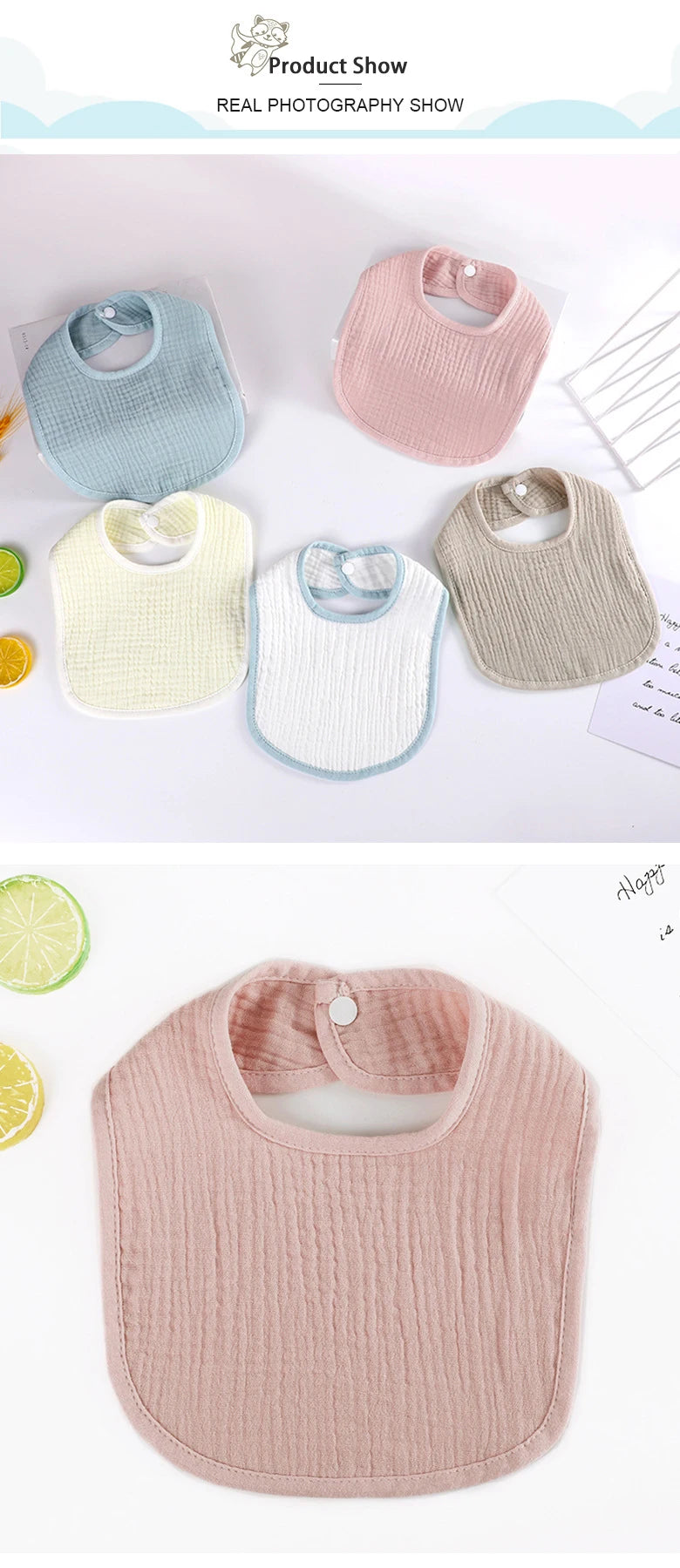 Baby Girl Boy Feeding Bibs Solid Color Apron Saliva Towel Kids Toddler Dinner baberos Bandanas Burp Cloths Newborn Drool Bib