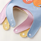 Cartoon Baby Bibs Soft Newborn Feeding Towel Cotton Cloths Baby Girls Boys Bandana Bib Newborn Saliva Towel Burp Cloths