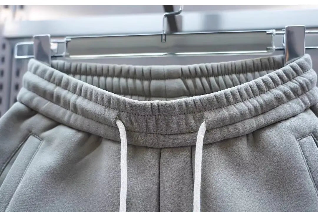 Men's Pants - Solid Color Casual Pants, Sweatpants