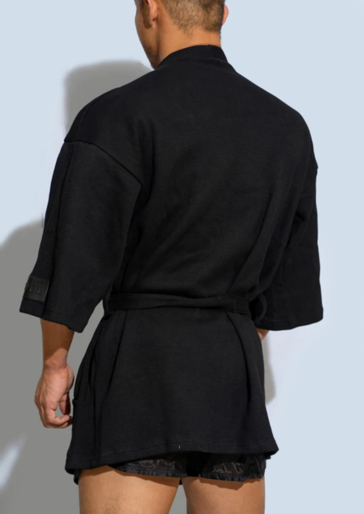 Men's Bathrobe Fashion Basic Modal Comfortable 100% Cotton Pajama Male Casual Home Bath Robes
