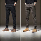 Fall High-End Casual Pants Men's Wear-Resistant Versatile Busin West Pants Trendy Loose Straight Long Pants for Men