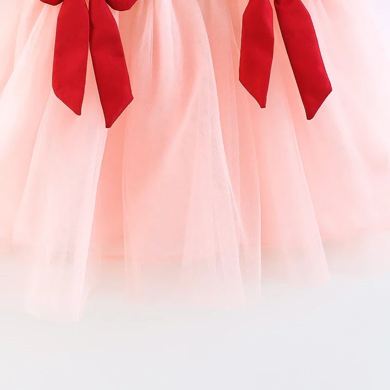 Children's Clothing Girl's Dress Summer New Cute Small Bow Flower Embroidery Improved Version Hanfu Ru Skirt